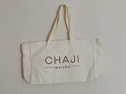 Chaji Matcha Canvas tote bag